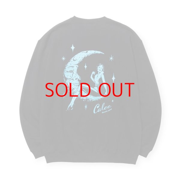 画像1: CALEE  SYNDICATE RETRO GIRL CREW NECK SW ＜NATURALLY PAINT DESIGN＞ (1)