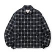 画像1: CALEE  BOX CHECK OVER SIZE COACH JACKET (1)