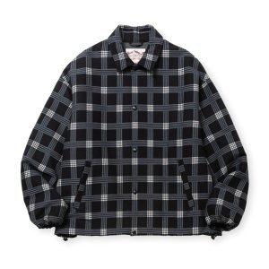 画像:  CALEE  BOX CHECK OVER SIZE COACH JACKET