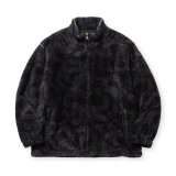 画像: CALEE  NYLON RIP FLEECE TRACK TYPE JACKET ＜SNAKE PATTERN＞