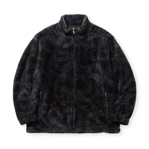 画像:  CALEE  NYLON RIP FLEECE TRACK TYPE JACKET ＜SNAKE PATTERN＞