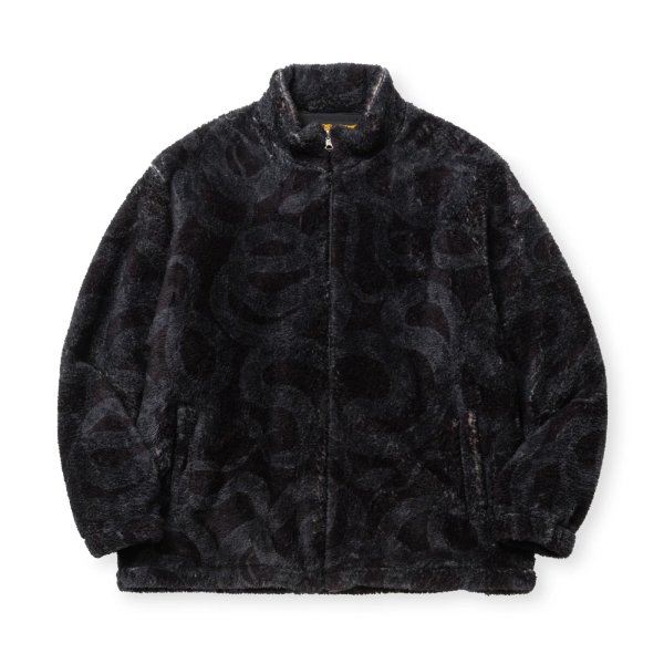 画像1: SALE 30%OFF CALEE  NYLON RIP FLEECE TRACK TYPE JACKET ＜SNAKE PATTERN＞ (1)