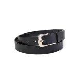 画像: CALEE  PLANE LEATHER NARROW BELT