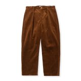 画像: CALEE  8w COURDUROY TUCK WIDE SLACKS