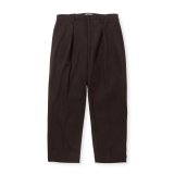 画像: CALEE  THERMOLITE TWILL TUCK WIDE SLACKS