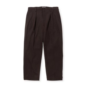 画像: CALEE  THERMOLITE TWILL TUCK WIDE SLACKS