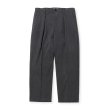 画像2: CALEE  THERMOLITE TWILL TUCK WIDE SLACKS (2)