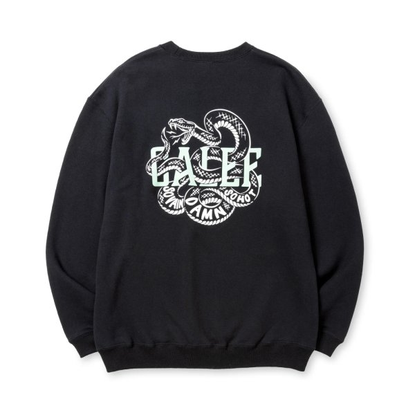 画像2: CALEE SNAKE LOGO CREW NECK SW (2)