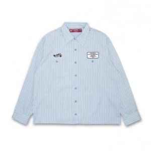 画像: HIDE&SEEK × CarService Work L/S Shirt