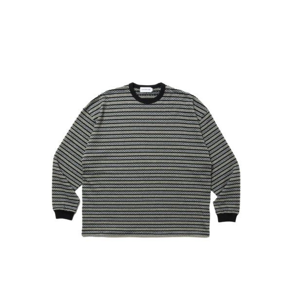 画像1: COOTIE  Jacquard Border L/S Tee (1)