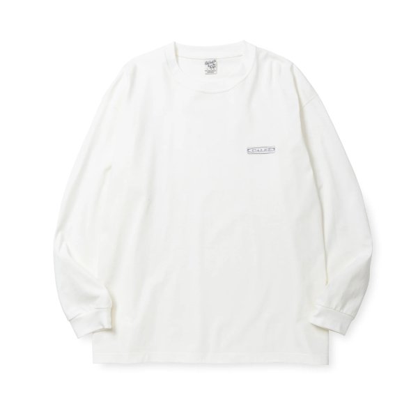 画像1: CALEE  VINTAGE TYPE CALEE LOGO L/S TEE (1)
