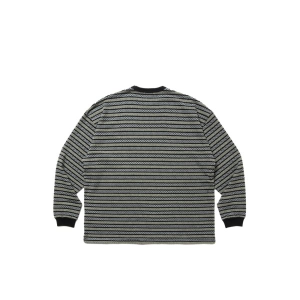 画像2: COOTIE  Jacquard Border L/S Tee (2)