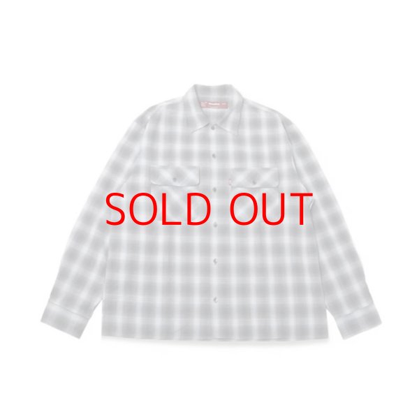 画像1: HIDE & SEEK  Ombre Check L/S Shirt (1)