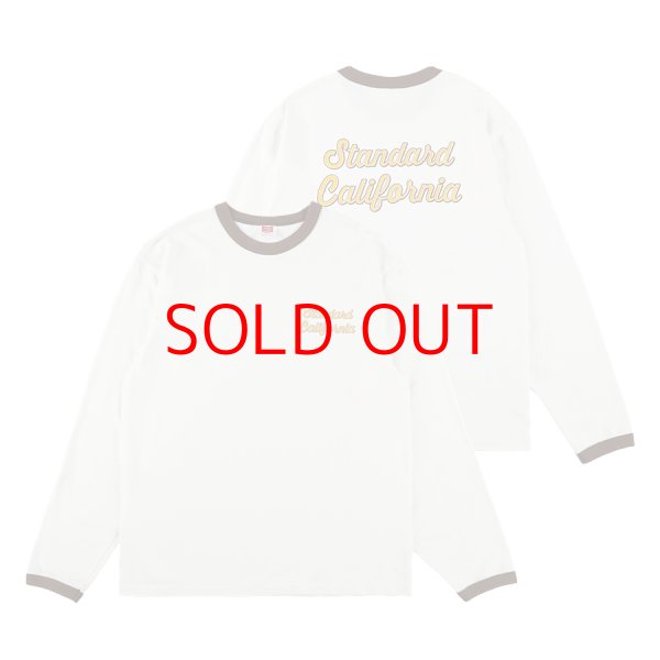 画像3: SD US Cotton Script Logo Ringer Long Sleeve T (3)