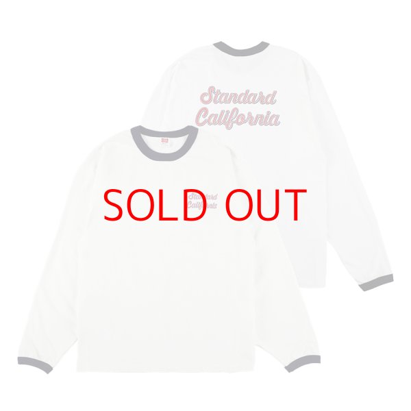 画像2: SD US Cotton Script Logo Ringer Long Sleeve T (2)