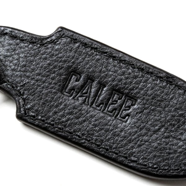 画像2: CALEE STUDS LEATHER KEY RING (2)