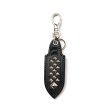 画像1: CALEE STUDS LEATHER KEY RING (1)