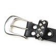 画像2: CALEE  STUDS LEATHER NARROW BELT ＜TYPE B＞ (2)