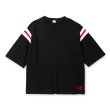 画像2: CALEE  VINTAGE TYPE RIB FOOT BALL TEE (2)