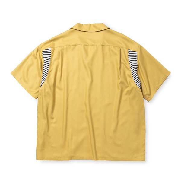 画像3: CALEE  VINTAGE TYPE RIB BOWLING SH (3)