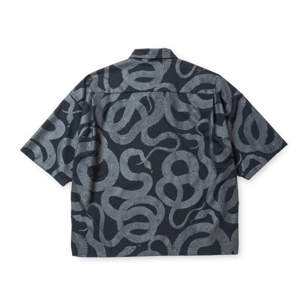 画像2: CALEE  DOTAIR®︎ SNAKE PATTERN ZIP SH ＜REFLECTOR＞ (2)
