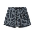 画像1: CALEE  DOTAIR®︎ SNAKE PATTERN EASY SHORTS ＜REFLECTOR＞ (1)