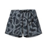 画像: CALEE  DOTAIR®︎ SNAKE PATTERN EASY SHORTS ＜REFLECTOR＞