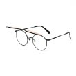 画像3: CALEE FLIP UP TYPE CIRCLE METAL GLASSES (3)