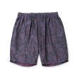 画像1: CALEE  FLOWER JACQUARD CHAMBRAY EASY SHORTS (1)
