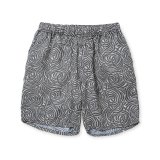 画像: CALEE  SPIRAL JACQUARD CHAMBRAY EASY SHORTS