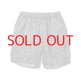 画像: CALEE  SPIRAL JACQUARD CHAMBRAY EASY SHORTS