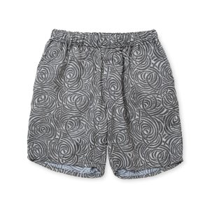 画像: CALEE  SPIRAL JACQUARD CHAMBRAY EASY SHORTS