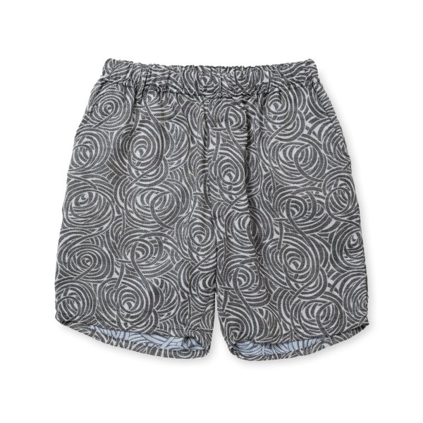 画像1: CALEE  SPIRAL JACQUARD CHAMBRAY EASY SHORTS (1)