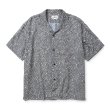 画像1: CALEE  SPIRAL JACQUARD CHAMBRAY S/S SH (1)