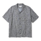 画像: CALEE  SPIRAL JACQUARD CHAMBRAY S/S SH