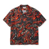画像: CALEE  CAMO PATTERN OPEN COLLAR SH