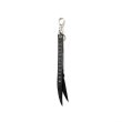 画像1: CALEE  STUDS & KNITTING LEATHER SHORT KEY RING ＜TYPE B＞ (1)