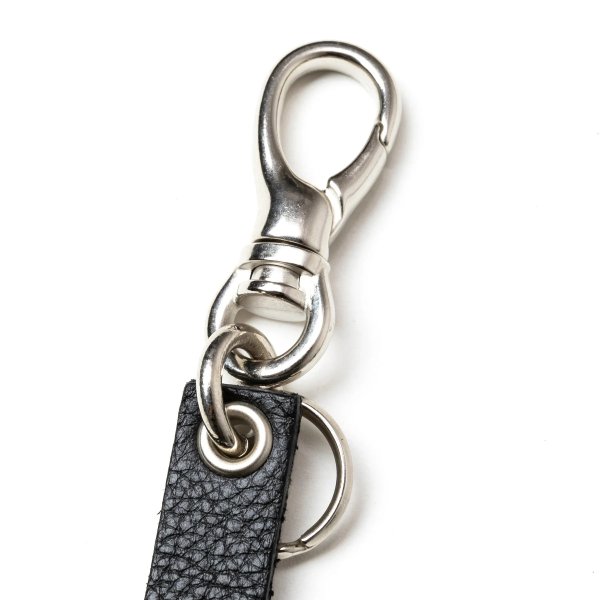 画像2: CALEE  STUDS & KNITTING LEATHER LONG KEY RING ＜TYPE B＞ (2)