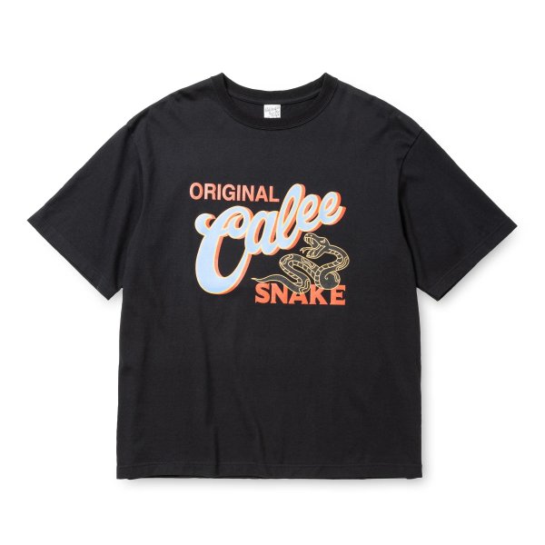 画像2: CALEE  SNAKE LOGO DROP S/S TEE (2)