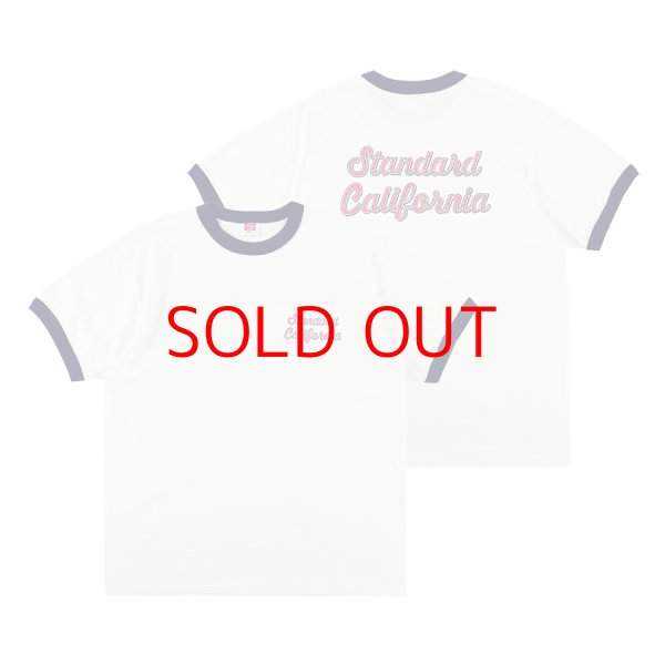 画像2: SD US Cotton Script Logo Ringer T (2)