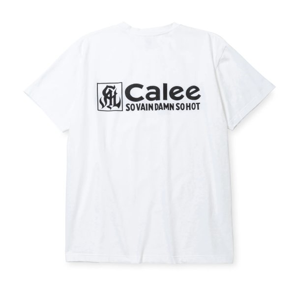 画像4: CALEE  STRETCH CAL NT LOGO TEE ＜NATURALLY PAINT DESIGN＞ CL-25SS006NT (4)