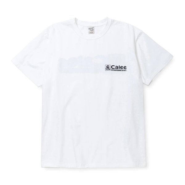 画像2: CALEE  STRETCH CAL NT LOGO TEE ＜NATURALLY PAINT DESIGN＞ CL-25SS006NT (2)