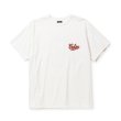 画像1: CALEE BINDER NECK B.L EMBLEM LOGO VINTAGE TEE ＜NATURALLY PAINT DESIGN＞ (1)