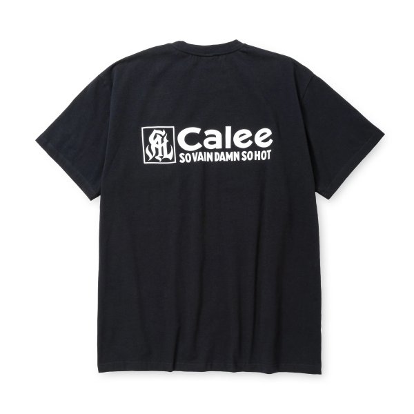画像3: CALEE  STRETCH CAL NT LOGO TEE ＜NATURALLY PAINT DESIGN＞ CL-25SS006NT (3)