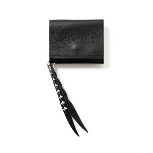 画像: CALEE PLANE LEATHER MULTI WALLET ＜STUDS CHARM＞