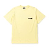 画像: CALEE  BINDER NECK WING LOGO VINTAGE TEE ＜NATURALLY PAINT DESIGN＞