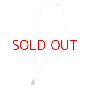 画像: CALEE  CAL NT LOGO SILVER NECKLACE