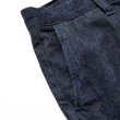 画像4: CALEE  VINTAGE REPRODUCT DENIM TUCK TROUSERS ＜INDIGO＞ (4)