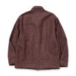 画像2: CALEE  VINTAGE REPRODUCT DENIM COVERALL ＜BROWN DENIM＞ (2)