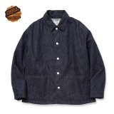 画像: CALEE  VINTAGE REPRODUCT DENIM COVERALL ＜INDIGO＞
